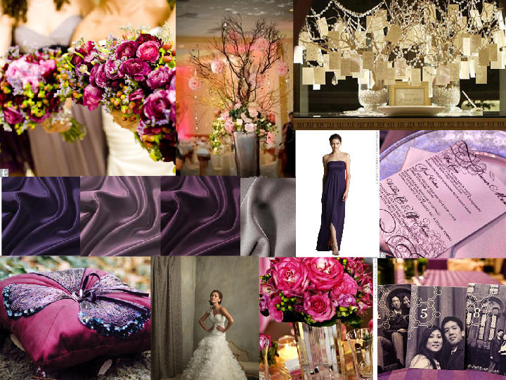 Purple Perfection... : PANTONE WEDDING Styleboard | The Dessy Group