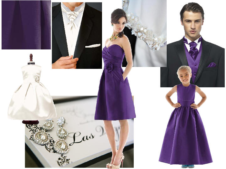 cadbury purple mother of the bride outfits