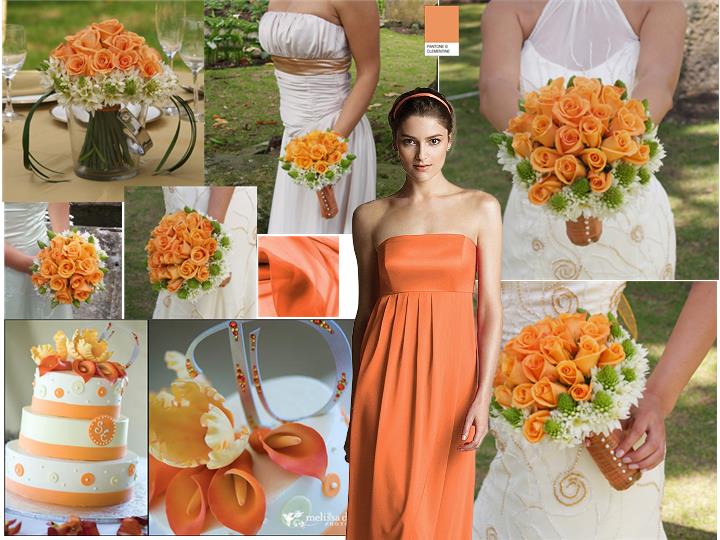 Creamsicle Bridesmaid Dress