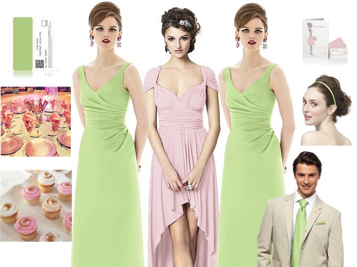 Bridesmaid Dresses Pistachio