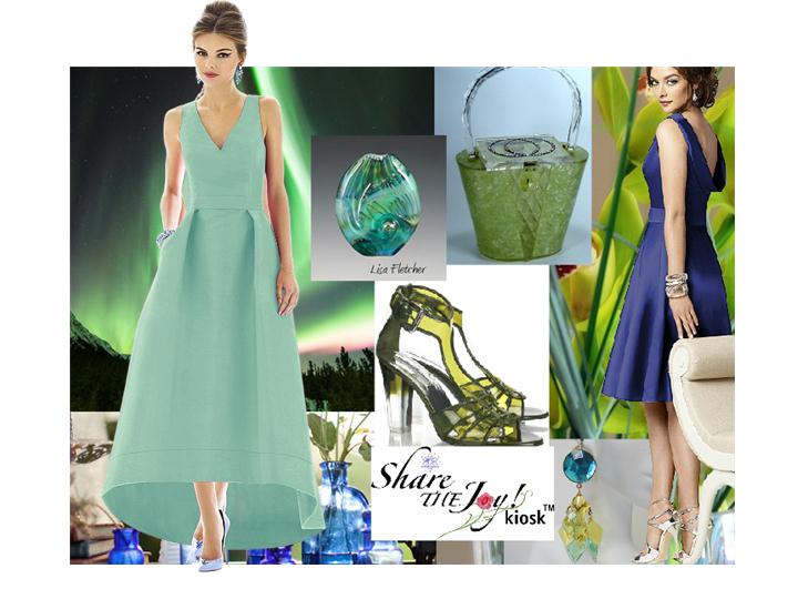 Transparent Dreams in Lucite Green : PANTONE WEDDING Styleboard | The ...